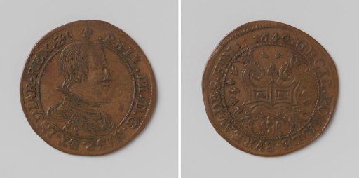 Philip IV, King of Spain, calculation medal struck by order of the Council of Finance
