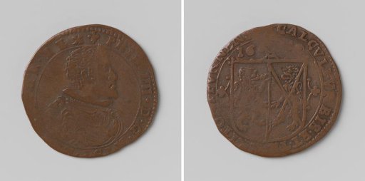 Philip IV, King of Spain, calculation medal struck at the order of the town and bailiwick of Veurne