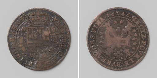 Philip IV, King of Spain, Counter-Medal Struck by Order of the Council of Finance