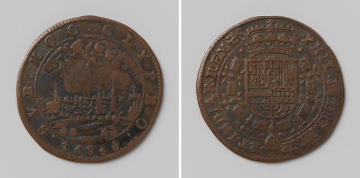 Peace of Münster, calculation medal struck in honor of Philip IV, King of Spain, by order of the city of Brussels