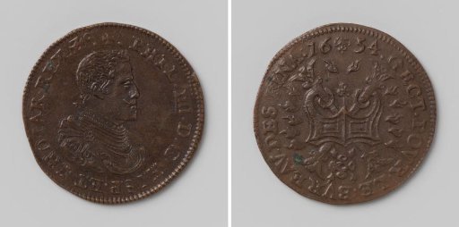 Philip IV, King of Spain, commemorative medal struck by order of the Council of Finance