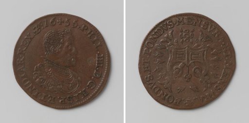 Philip IV, King of Spain, Commemorative Medal Struck by Order of the Council of Finance