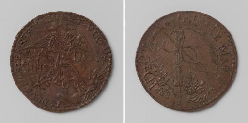 Departure of Archduke Leopold William from the Southern Netherlands, commemorative medal by Frederik de Marselaer, magistrate of the treasury of Brussels