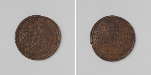 Francisco de Moura y Cortereal, Marquis of Castel-Rodrigo, Governor-General of the Southern Netherlands, counter-seal by Charles Jacques Taye, magistrate of the treasury of Brussels
