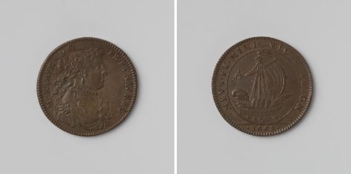 Franche-Comté conquered in ten days, commemorative medal struck in honor of Maria Theresa, Queen of France