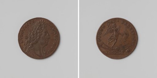 Battle of Senef, commemorative medal struck in honor of Louis XIV, King of France