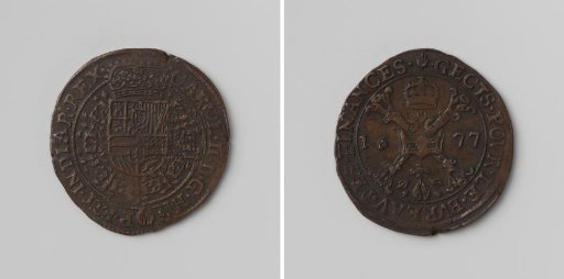 Charles II, King of Spain, commemorative medal struck by order of the Council of Finance