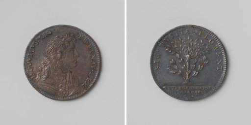 Peace of Nijmegen, counter-strike struck in honor of Louis XIV, King of France
