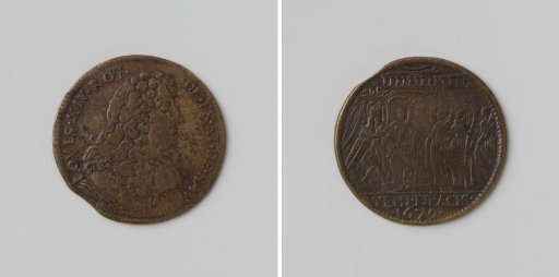Peace of Nijmegen, accounting medal struck in honor of Louis XIV, King of France