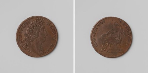 Twenty Years' Peace of Regensburg between France, the Emperor, Spain, and the Netherlands, Commemorative Medal Struck in Honor of Louis XIV, King of France