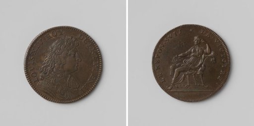 Twenty Years' Peace of Regensburg between France, the Emperor, Spain, and the Netherlands, Commemorative Medal Struck in Honor of Louis XIV, King of France