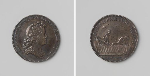 Destruction of the English and Dutch Fleet at Beachy Head, Commemorative Medal Struck in Honour of Louis Alexander, Count of Toulouse