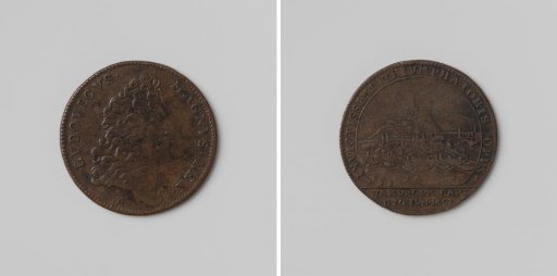 Capture of Namur by the French, commemorative medal struck in honor of Louis XIV, King of France