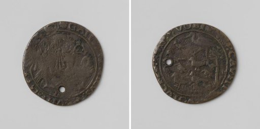 Treaty of Toledo between Charles V, Holy Roman Emperor, and Francis I, King of France, accounting token of the Chamber of Accounts of Holland