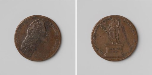 Jubilee Year 1700 and Peace of Ryswick, Commemorative Medal Struck in Honor of Maximilian II Emanuel, Elector of Bavaria