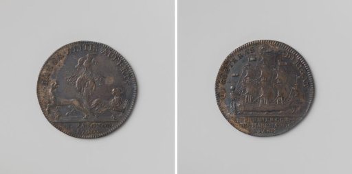 Philip of Anjou Accepts the Spanish Throne, Commemorative Medal Struck in Honor of N. Paignon, of the First Provostship of Commerce in Paris
