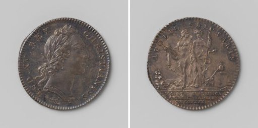 Louis XV, King of France, commemorative medal struck at the order of the Societe academique de Chirurgie in Paris