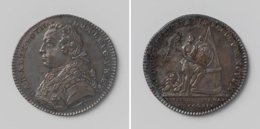 Charles Alexander, Duke of Lorraine-Bar, Governor of the Southern Netherlands for Twenty-Five Years, Commemorative Medal Struck by Order of the City of Brussels