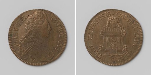 Philip V, King of Spain, Counter struck by Order of the Bailiwick of Vieux-Bourg of Ghent