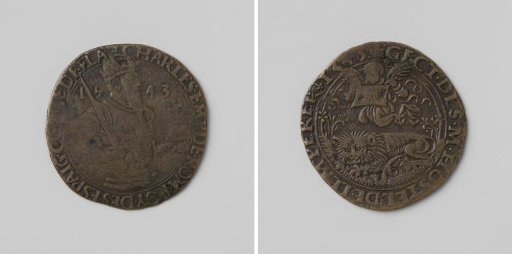 Charles V, Holy Roman Emperor, restores peace in the Netherlands, counter stamp of the Emperor's steward