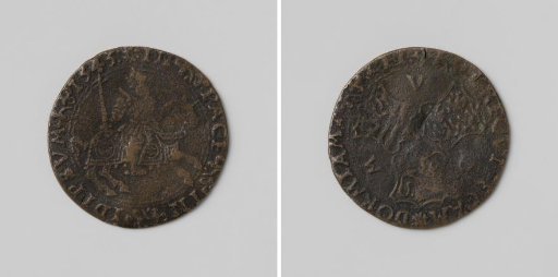 Treaty of Venlo between William II, Duke of Guelders, Jülich and Cleves, and Charles V, Holy Roman Emperor, accounting medal for Mr. Vincent Dammasz., ordinary clerk of the Chamber of Accounts of Holland at 's-Gravenhage