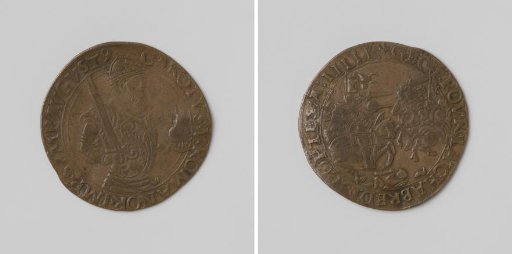 Anglo-French War, Medal of the Chamber of Accounts of Flanders at Lille, in Honor of Charles V, Holy Roman Emperor