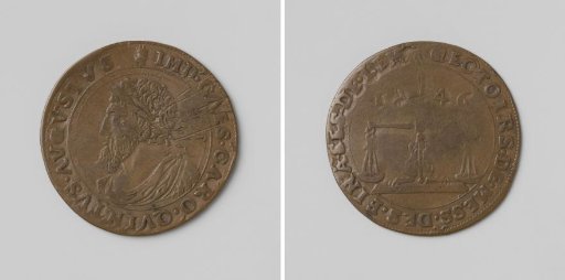 Charles V, Holy Roman Emperor, accounting medal of the Council of Finance