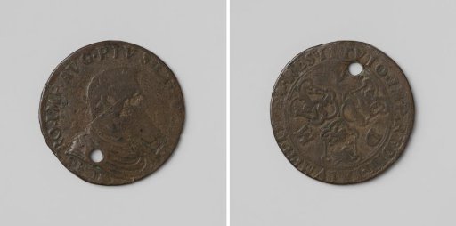 Restoration of peace in Germany on the Interim of Augsburg, accounting medal for Mr. Vincent Dammasz., ordinary clerk of the Court of Audit of Holland in The Hague