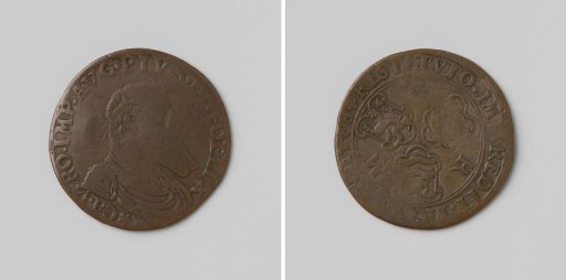 Restoration of peace in Germany on the Interim of Augsburg, accounting medal for Mr. Gerrit van Renoy, auditor of the Court of Audit of Holland in The Hague