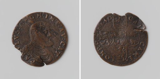 Charles V, Holy Roman Emperor, commemorative medal of the Chamber of Accounts of Holland in The Hague