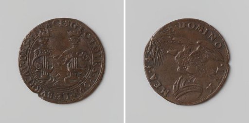 Charles V, Holy Roman Emperor, accounting medal of the Council of Finance