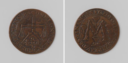Margaret of Parma, Governor-General of the Netherlands, Accounting Token of the Council of Finance