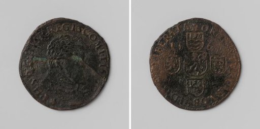 Relief of Oran, accounting token of the Chamber of Accounts of Holland in The Hague, in honor of Philip II, King of Spain.