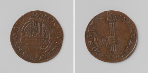 Philip II, King of Spain, accounting medal struck by order of the Council of Finance