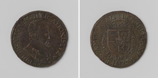 Philip II, King of Spain, accounting medal of the Chamber of Accounts of Gelderland in Arnhem