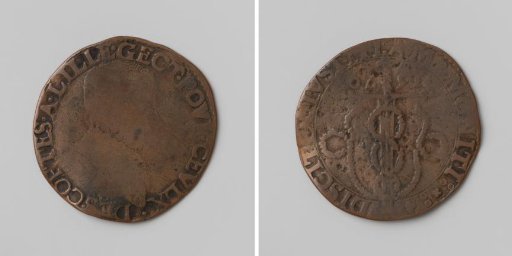Punishment of the rebels in the Netherlands by Philip II, King of Spain, accounting medal of the Chamber of Accounts of Flanders in Lille
