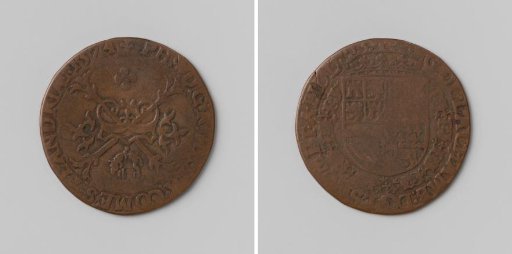 Philip II, King of Spain, accounting medal of the Chamber of Accounts of Flanders in Lille