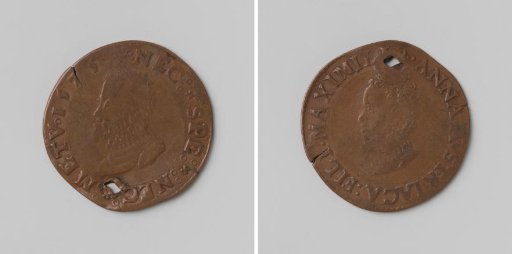 Philip II and Anna Maria, King and Queen of Spain