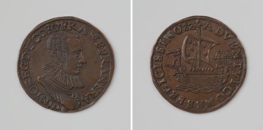 Arrival of Francois-Hercule, Duke of Anjou, in the Netherlands