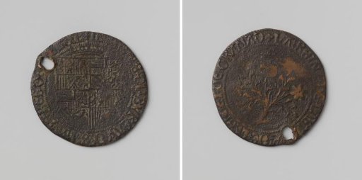 Johanna, Queen of Castile, accounting token struck by order of the Chamber of Accounts of the Stewards