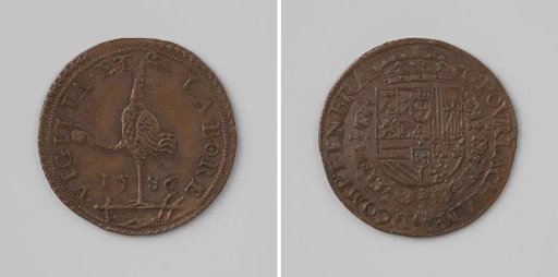 Alessandro Farnese, Duke of Parma, accounting medal of the Chamber of Accounts of Brabant in Brussels