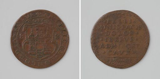 Warning against the negotiations at Broekburg with Spain, commemorative medal of the city of Gorinchem