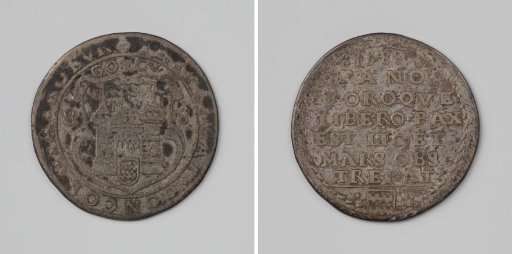Warning against the negotiations at Broekburg with Spain, commemorative medal of the city of Gorinchem