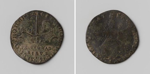 Philip II, King of Spain, and his son Philip, defenders of the Roman Catholic faith