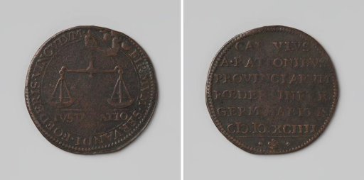 Balancing the Accounts of the Independent Dutch Provinces, Counter-Stamp of the Council of State