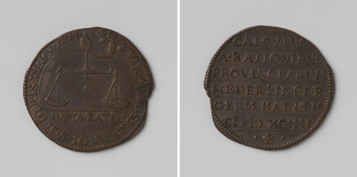 Balancing the Accounts of the Independent Dutch Provinces, Counter-Stamp of the Council of State
