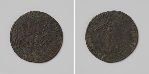 Entry of Albert and Isabella of Austria into Brussels, commemorative medal struck by order of the city of Brussels