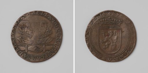 Wedding of Albert and Isabella of Austria at Valencia, Medal Struck by Order of the States of Flanders
