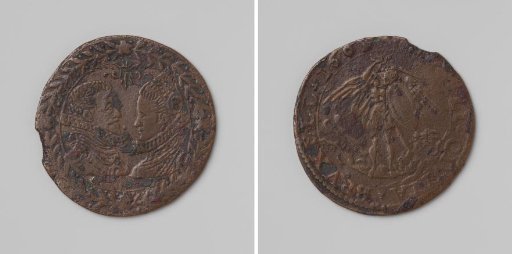 Albrecht and Isabella of Austria, calculation medal struck by order of the city of Brussels