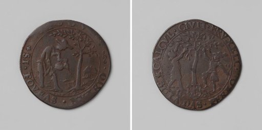 Flourishing of agriculture in peacetime, calculation medal struck on behalf of the city of Brussels